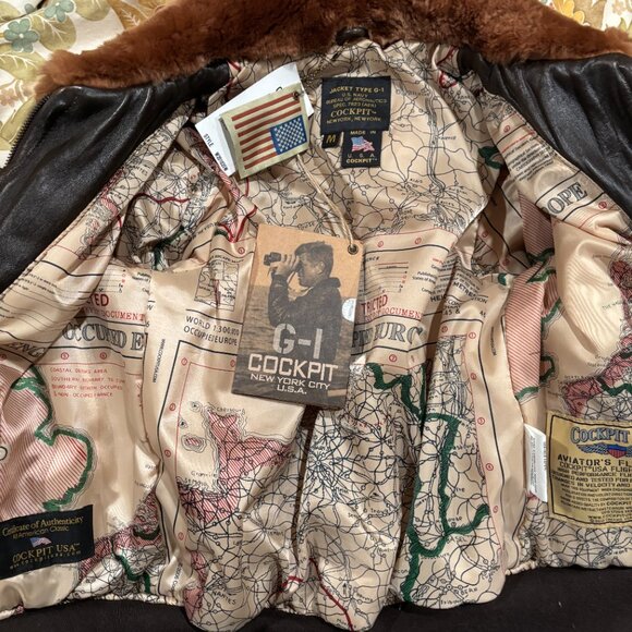 Cockpit USA Women's G-1 Jacket Medium NEW With Tags - Picture 10 of 13